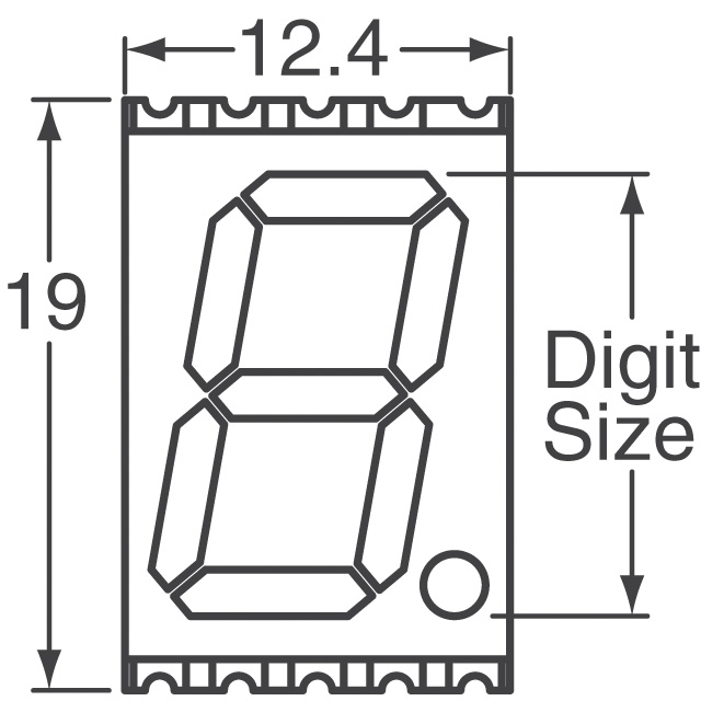 ACSC56-41SRWA-F01 Kingbright  Anzeigemodule – LED-Zeichen und -Ziffern